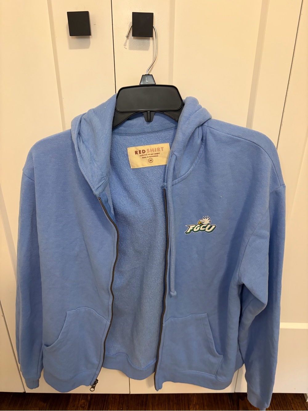 Light Blue FGCU Zip-Up Hoodie